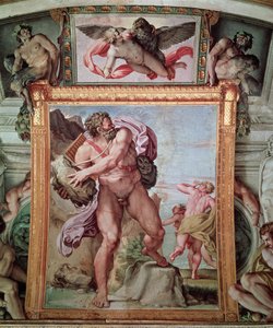 Polifemo atacando a Acis y Galatea, 1597-1604 (detalle)